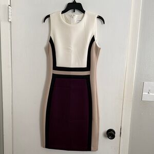 Colorblock Calvin Klein Dress